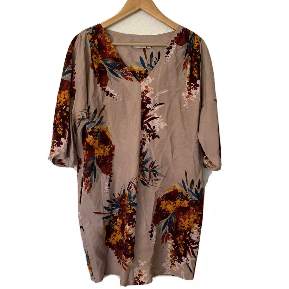 ANTHRO The Odells Forest Harvest Floral Dress Xs - Picture 3 of 8
